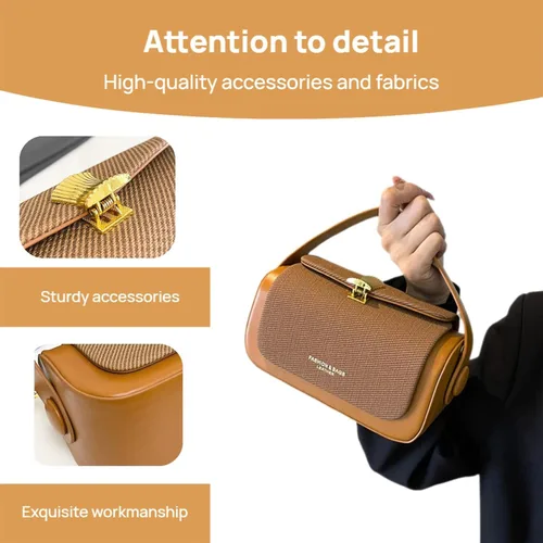 Vista 3 de Mini bolso cuadrado de las señoras bolso de moda bolso bandolera de cuero para mujer