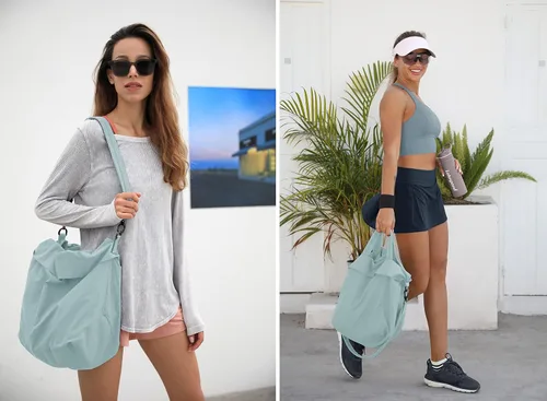 Vista 6 de ODODOS Bolsas Hobo Multi 2.0 de 19L con 2 correas para mujer, bolsos de mano, bolsos cruzados