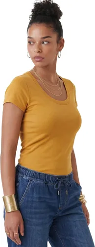 Vista 135 de Emmalise - Camiseta de manga corta para mujer, cuello redondo, estilo básico, pack de valor, tallas junior y grandes