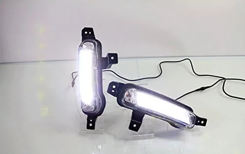 Vista 3 de HIGH FLYING Luz antiniebla delantera LED DRL luces diurnas para Suzuki Vitara Escudo 2015-2018