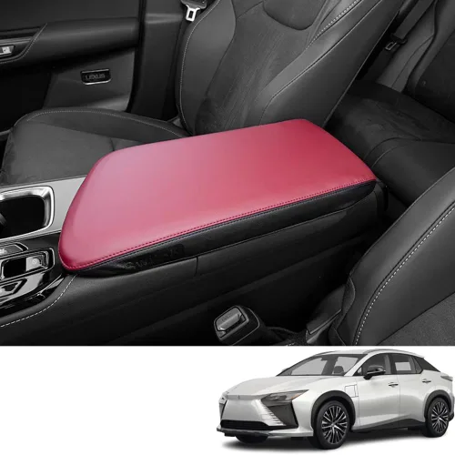 Vista 9 de Accesorios interiores personalizados para Lexus RZ 450e NX 250 NX 350 NX 350h NX 450h+ 2022 2023 Funda de cuero para reposabrazos central, cojín