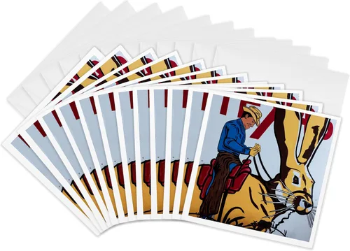 Vista 8 de 3dRose Amarillo, Texas - The Big Texan Steak house. 6 Greeting Cards with envelopes