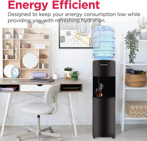 Vista 7 de Frigidaire EFWC498 - Dispensador/refrigerador de agua con carga superior - Agua fría y caliente - Cierre de seguridad para niños - Diseño innovador