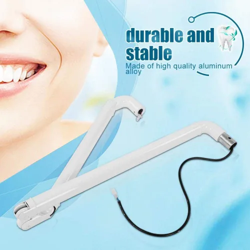 Vista 4 de Brazo de luz operatoria Dirección Luz de plástico LED Lámpara Soporte Post Brazo para Unidad Silla Conectar la Lámpara Es 0.866 in
