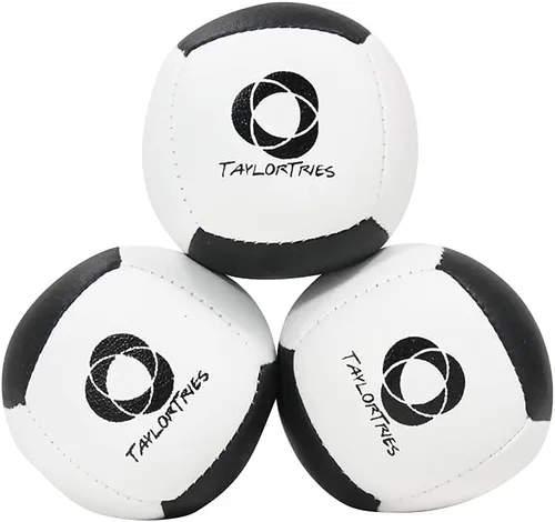 Vista 2 de Zeekio - Taylor Tries Signature - Juego de pelotas de malabarismo para principiantes, todos los niveles y todas las edades - Pelota de cuero