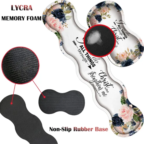 Vista 5 de Combo de alfombrilla de mouse 4 en 1, alfombrilla de mouse grande para juegos + soporte de muñeca para teclado + reposamuñecas de mouse + posavasos