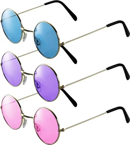 Vista 4 de Bedwina - Gafas de sol retro hippy (6 unidades)