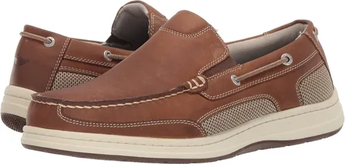 Vista 7 de Dockers Tiller Boat Shoe para hombre, gris topo