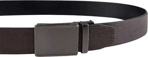 Vista 4 de Kenneth Cole REACTION - Cinturón ajustable de ajuste perfecto para hombre, estilo de bloqueo de pista y hebilla de compresión