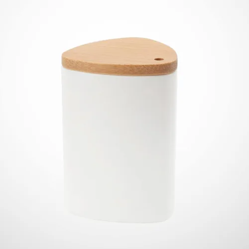 Vista 4 de Cabilock Funda portadora de palillos de dientes con tapa de bambú para hotel restaurante