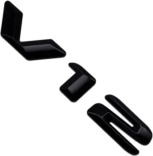 Vista 3 de 1 emblema de motor V12 3D para guardabarros de puerta, maletero y portón trasero, calcomanía de repuesto (negro)