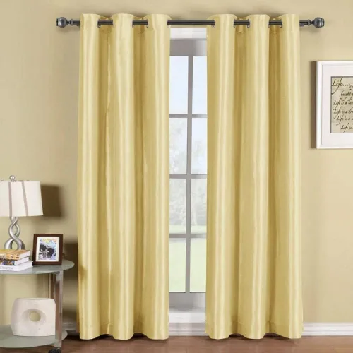 Vista 21 de Royal Tradition Cortinas opacas de 42 x 96 pulgadas, juego de 2 paneles de cortinas blancas con aislamiento térmico para oscurecer la habitación
