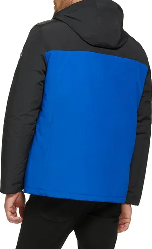 Vista 3 de Calvin Klein Sudadera con Capucha chamarra con babero desmontable