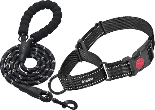 Vista 6 de haapaw Martingale - Collar de perro con hebilla de liberación rápida reflectante para perros pequeños, medianos y grandes