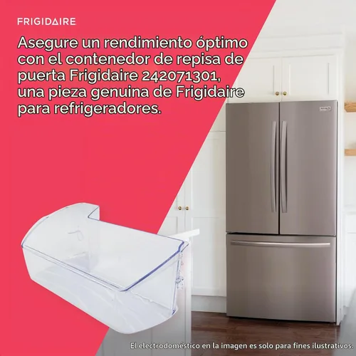 Vista 4 de Frigidaire 242071301 - Contenedor de puerta para refrigeradores, transparente