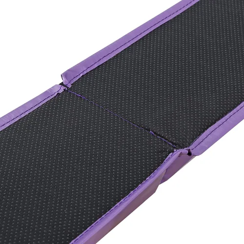 Vista 5 de Haz de equilibrio de 6 pies/9 pies para niños, haz de gimnasia plegable para el hogar, equipo de gimnasia plegable para niños y adultos, base