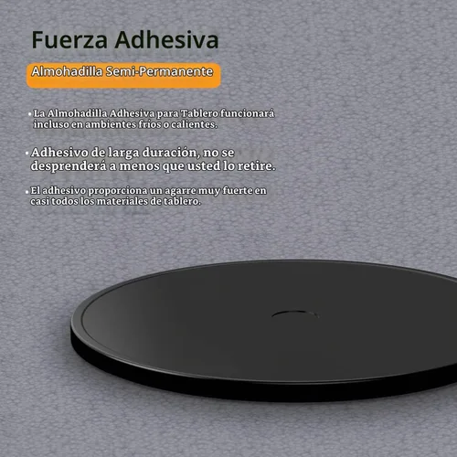 Vista 3 de iOttie alfombrilla flexible para tableros de superficies curvas para soportes para montar en el auto, Adhesivo, Negro