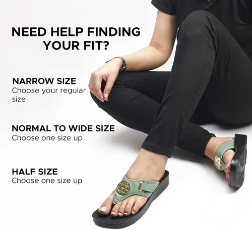 Vista 3 de AEROTHOTIC Chanclas con soporte de arco para mujer, cómodas y elegantes correas con plantilla antideslizante, sandalias elegantes de moda