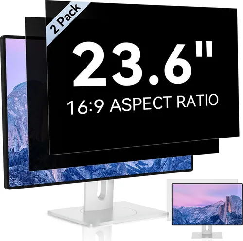 Vista 28 de Pantalla magnética de privacidad para MacBook Pro de 13 pulgadas (2016-2022, M1, M2), filtro de luz azul antirreflejos con cubierta de cámara