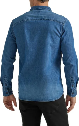 Vista 2 de Lee Men's Extreme Motion All Purpose Long Sleeve Worker Shirt