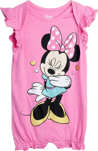 Vista 7 de Disney Mameluco de Minnie Mouse para bebé, 4 piezas, para recién nacido (0-24 meses)