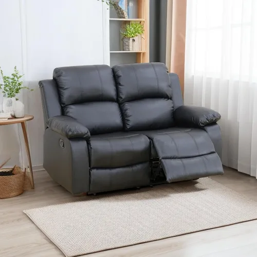 Vista 15 de A Ainehome Sofá reclinable de lujo, juego de muebles de sala de estar, sofá reclinable para caravana, sofá biplaza reclinable, para sala de estar