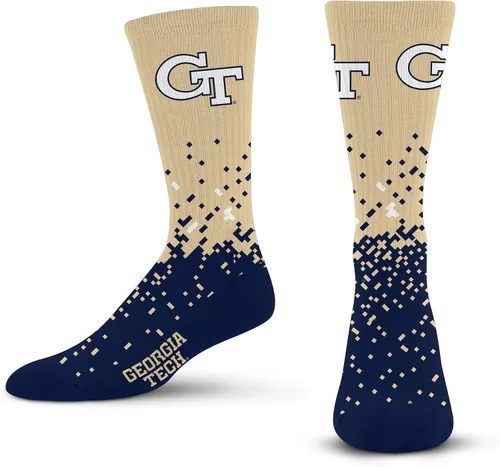 Vista 30 de For Bare Feet Calcetines de la NCAA para niños y niñas, unisex, Spray Zone Crew, para jóvenes