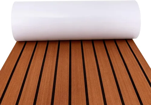 Vista 8 de EVA Faux Teak Decking Hoja para Pescado Barco Yate Antideslizante Marine Flooring Mat
