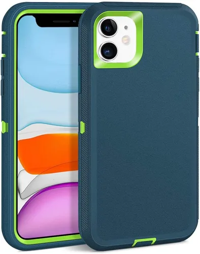 Vista 10 de MAXCURY Funda para iPhone 11, resistente a prueba de golpes, protección de cuerpo completo para hombres y mujeres, parachoques de policarbonato duro