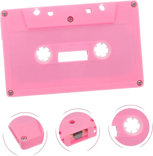 Vista 8 de Colorido Retro Cassette Tape Holder Decoraciones 2pcs Cintas de música en blanco para proyectos de bricolaje
