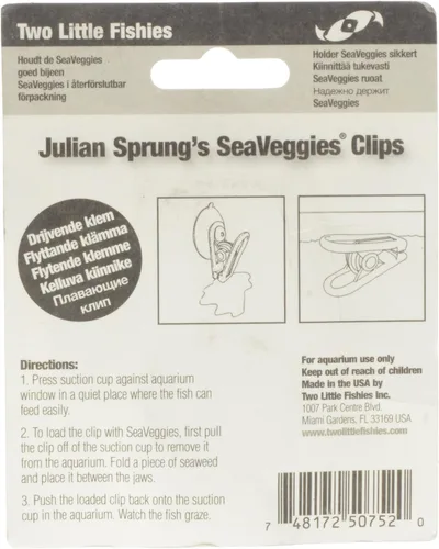 Vista 2 de Two Little Fishies ATLSVCS Sea Veggie Clip Carded