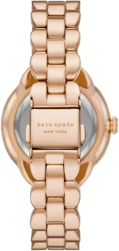Vista 3 de Kate Spade New York Morningside Reloj de mujer con festoneado y pulsera de acero inoxidable o correa de cuero