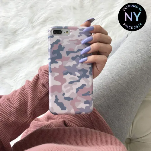 Vista 2 de Velvet Caviar - Funda protectora de gran calidad para perchone 8 y iPhone 7, Camuflaje desnudo