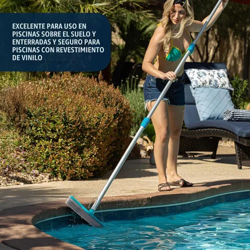 Vista 5 de U.S. Pool Supply Cabezal de cepillo de piscina de 13 pulgadas con cerdas