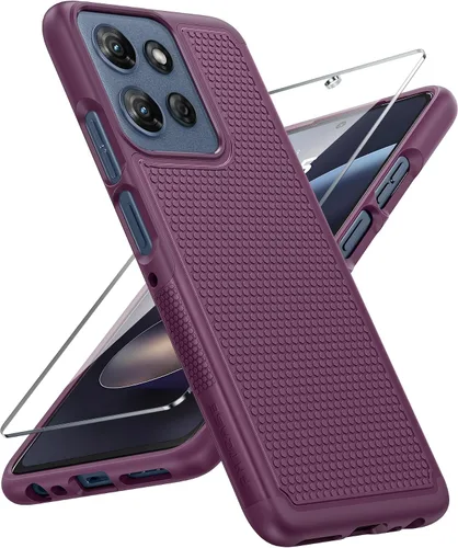 Vista 127 de FNTCASE Funda para iPhone 17 Pro: Fundas delgadas translúcidas de color azul claro compatibles con MagSafe, protección completa de la cámara