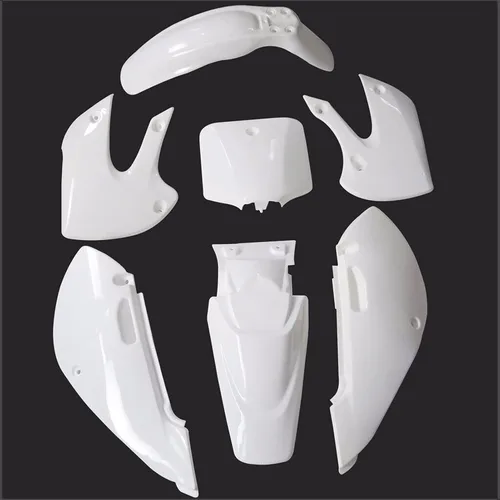 Vista 5 de Kit de guardabarros de carenado de plástico para motocicleta KX 65 KLX 110 DRZ Suzuki