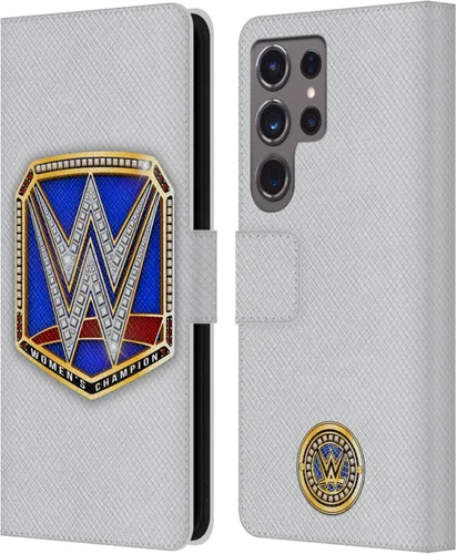 Vista 332 de Head Case Designs Officially Licensed WWE Cruiserweight Champion Title Belts Leather Wallet Case Compatible with Samsung Galaxy A07 4G Campeón