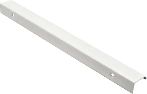 Vista 39 de Tiradores negros de 1.38 pulgadas para gabinete, 10 unidades, espacio entre agujeros de 0.63 pulgadas, tiradores de borde de aleación de aluminio