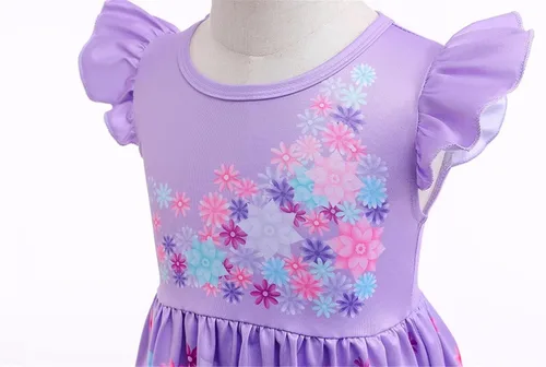 Vista 4 de SZ-TONDA Tollder Short Dress Magic Costume - Kids Girls Role Cosplay Outfit Clothes