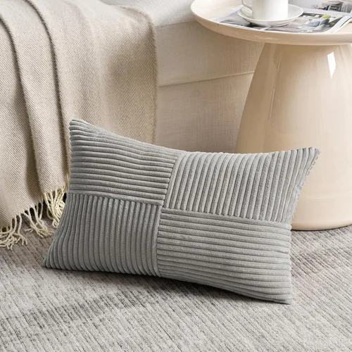 Vista 108 de Fancy Homi - Paquete de 2 fundas de almohada decorativas de color verde oliva pequeñas de 12 x 12 pulgadas para sala de estar, sofá, cama