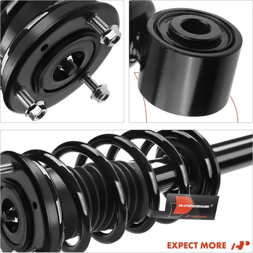 Vista 7 de A-Premium Par de suspensión delantera (2) Conjunto completo de amortiguador y resorte helicoidal Compatible con Lexus IS250 IS350 2006-2013