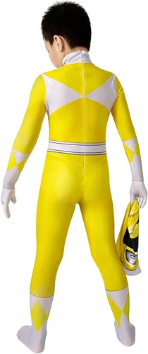 Vista 2 de CEMDER Disfraz de superhéroe negro Zentai con máscara separada disfraz de Halloween