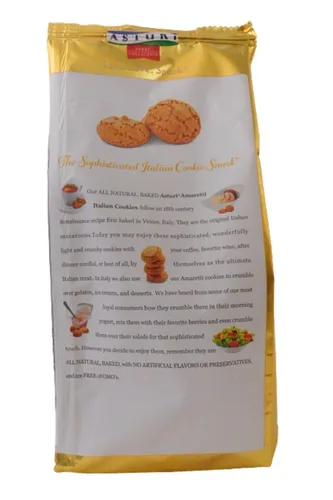 Vista 3 de Galletas italianas Amaretti, 6.35 onzas (paquete de 3)