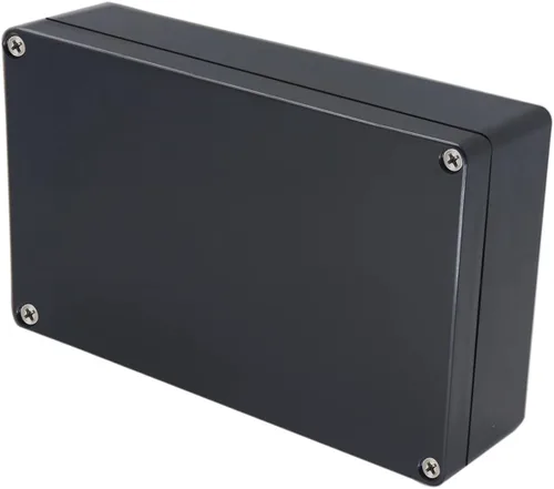 Vista 15 de Caja de proyecto IP65 Caja de conexiones impermeable ABS cajas eléctricas negras para bricolaje, Estuche electrónico para proyectos de energía, Caja