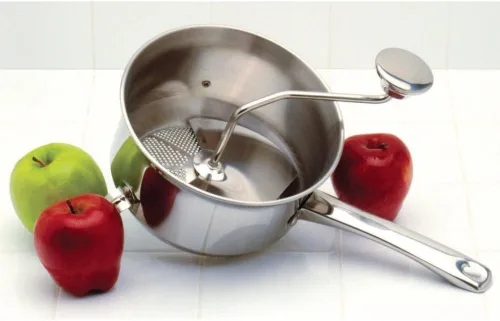 Vista 2 de Norpro, Silver - Molinillo multiusos para alimentos, acero inoxidable, 2 cuartos de galón
