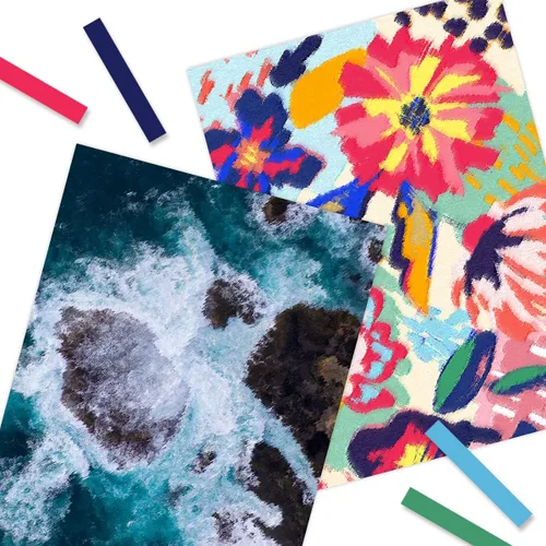Vista 7 de HA SHI Pasteles de tiza suave, 24 colores surtidos, suministros de arte suave para artistas, medios de dibujo profesionales, pastel para usuarios