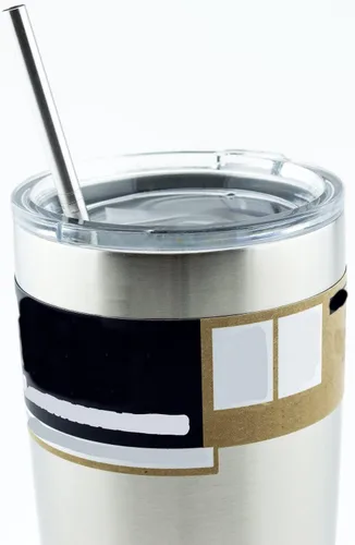 Vista 2 de 4 pajitas de acero inoxidable para vasos Yeti Tumbler Rambler – CocoStraw Brand – para 20 onzas