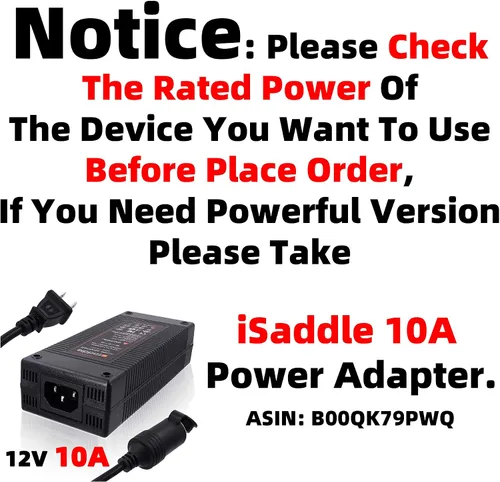 Vista 4 de Adaptador universal de CA a CC para encendedor de cigarrillos de auto, inversor de corriente para vehículos, amplificadores de potencia