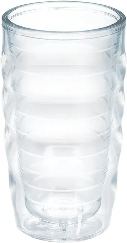 Vista 22 de Tervis Vaso aislado de mesa transparente y colorido fabricado en Estados Unidos con doble pared, taza de viaje que mantiene las bebidas frías