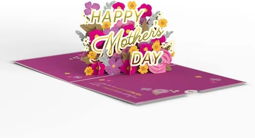 Vista 6 de Lovepop Tarjeta emergente para el día de la madre para ella, tarjetas de felicitación 3D para mamá, esposa, mujeres, las mejores hijas hacen las Las